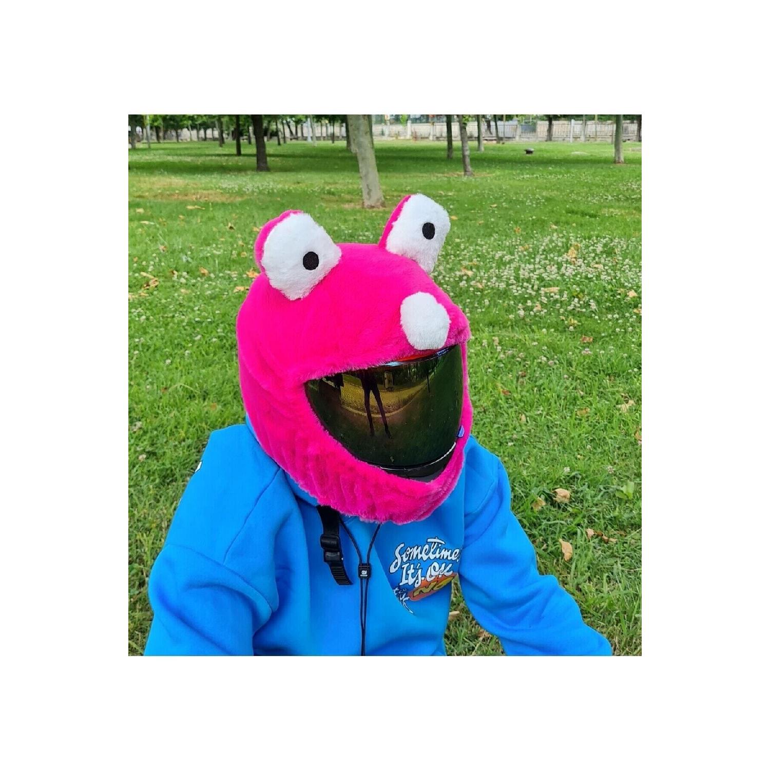 

Plush Helmet Covers Helmet Cover Helmet Decoration Helmet Accessories Helmet Protector Helmet Motorcycle фуксія