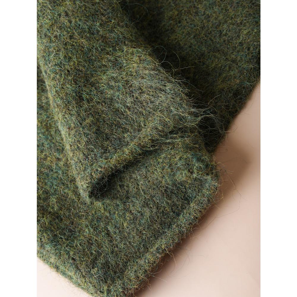 DIMANAF 2025 Höst Kvinnor Ärmlös Väst Knappar Tröjor Stickning Casual Stil Lös Tröja