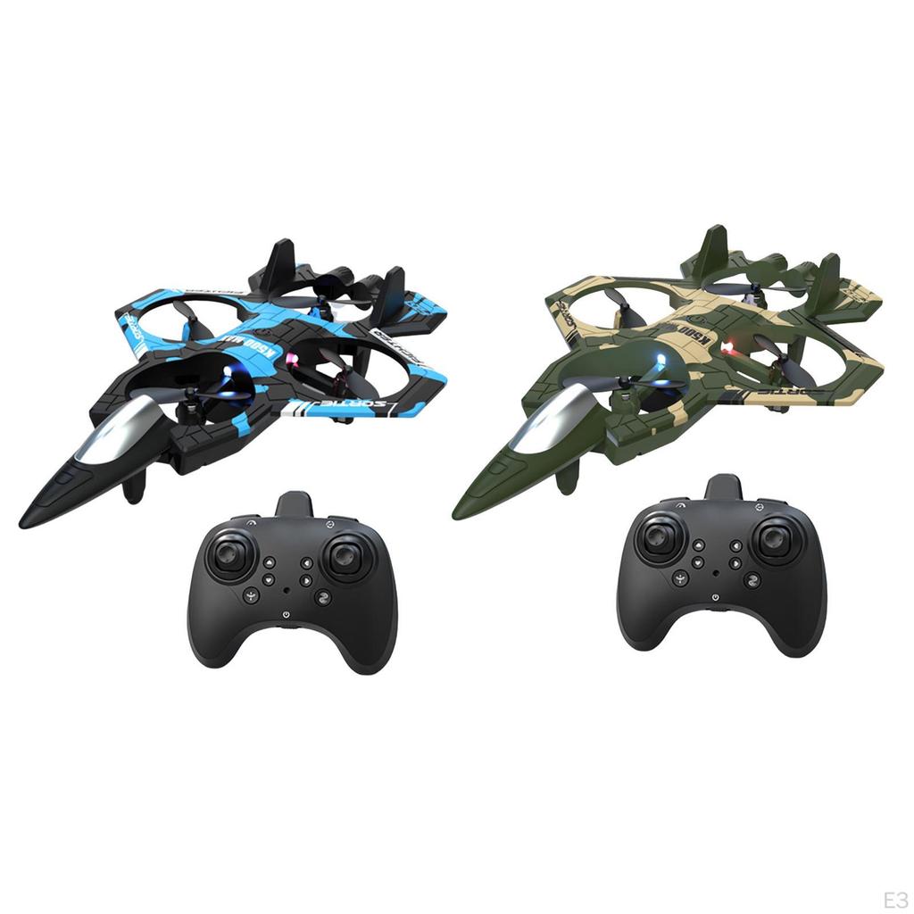 RC Plane Aircraft Portable Ready to Fly 360° Flip Fighter Toy Hobby Glider for Beginner, Boys,