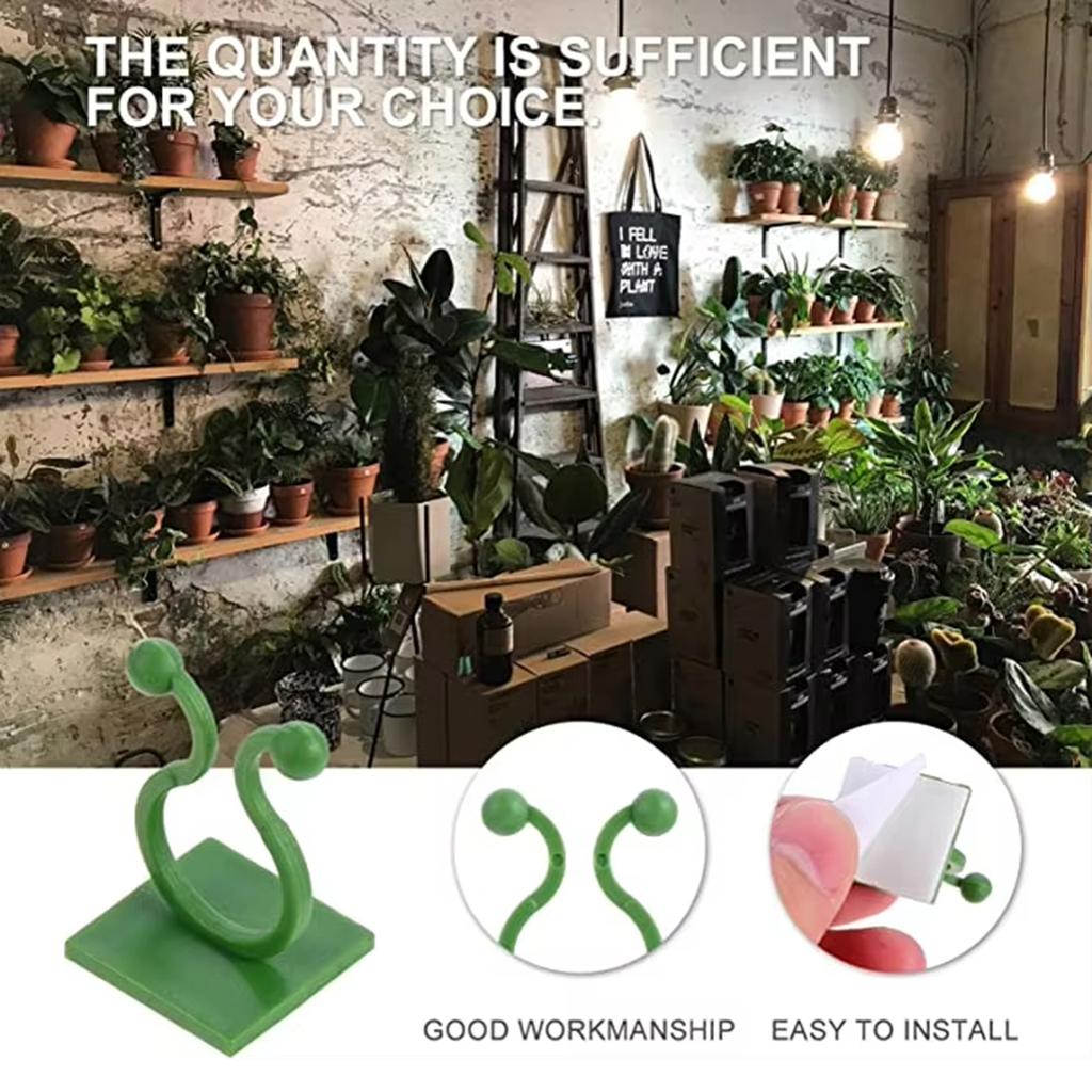 Plant Support Clips For Vine Plants Durable PP Plastic Adjustable Design Easy Installation Gardening Tool