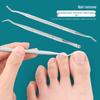 Stainless Steel Nail Groove & Cuticle Pusher Tool for Ingrown Nails Care