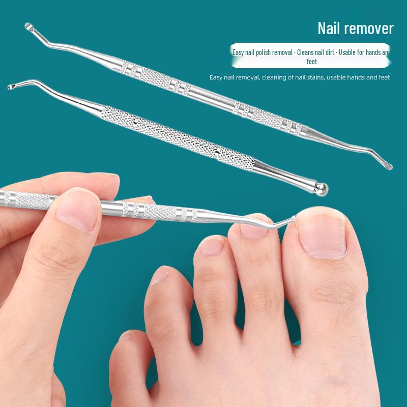 Stainless Steel Nail Groove & Cuticle Pusher Tool for Ingrown Nails Care