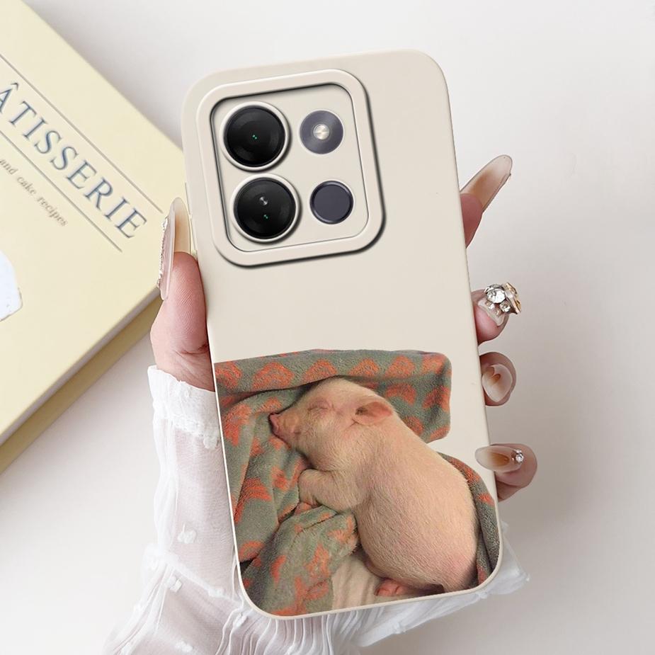 For Infinix Smart 7 HD Case X6516 Cute Funny Cartoon Cover Shockproof Phone Case For Infinix Smart 7 Plus Smart7 X6515 Soft Bags