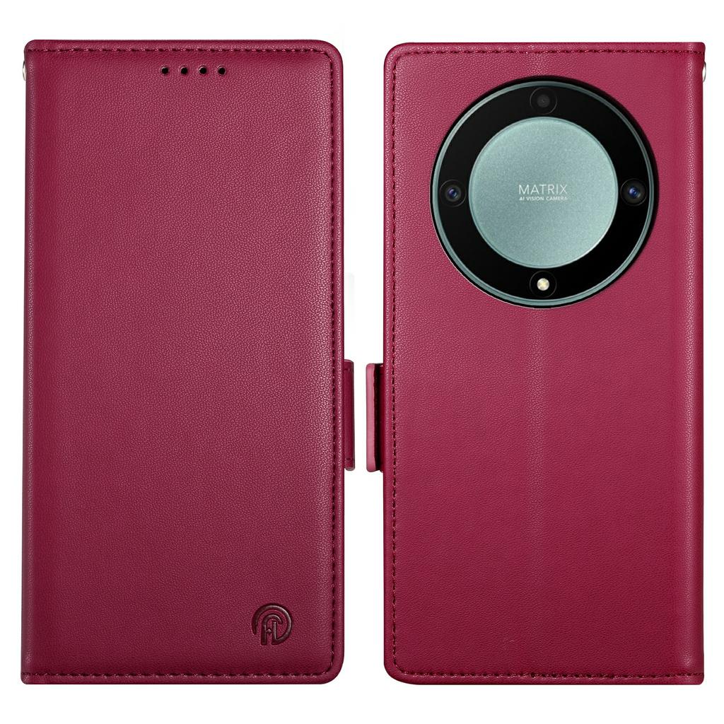 Stand Case for Honor Magic8 Lite 5G/X70 5G/X9d 5G PU Leather Wallet Phone Cover