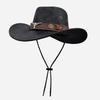 Cappelli da Cowboy Western in Ecopelle per Donne Uomini Vintage Gentleman Cowgirl Cappello Jazz Vacanze Festa Cappello Cosplay