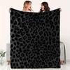1 Pc Leopard Print Extra Soft Flannel Blanket Is Suitable for Bedrooms Living Rooms Camping Offices Comfortable Christmas Gift