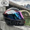 3C Certified Bluetooth All-Season Windproof Full Face Motorcycle/Scooter Helmet for Couples