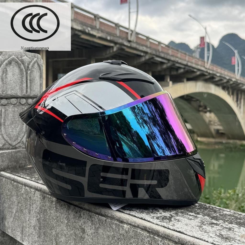 3C Certified Bluetooth All-Season Windproof Full Face Motorcycle/Scooter Helmet for Couples