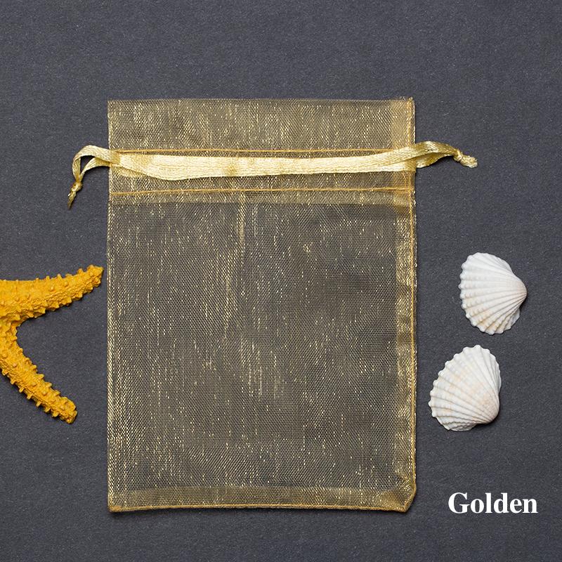 100 buc Pungi Cadou Ciocolată Transparente Șifon Șnur Organza Crăciun Anul Nou Ziua Îndrăgostiților Petrecere Cutie Bomboane