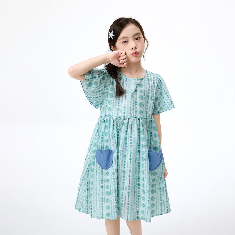 Girls  Cartoon Princess Cotton Dress 150