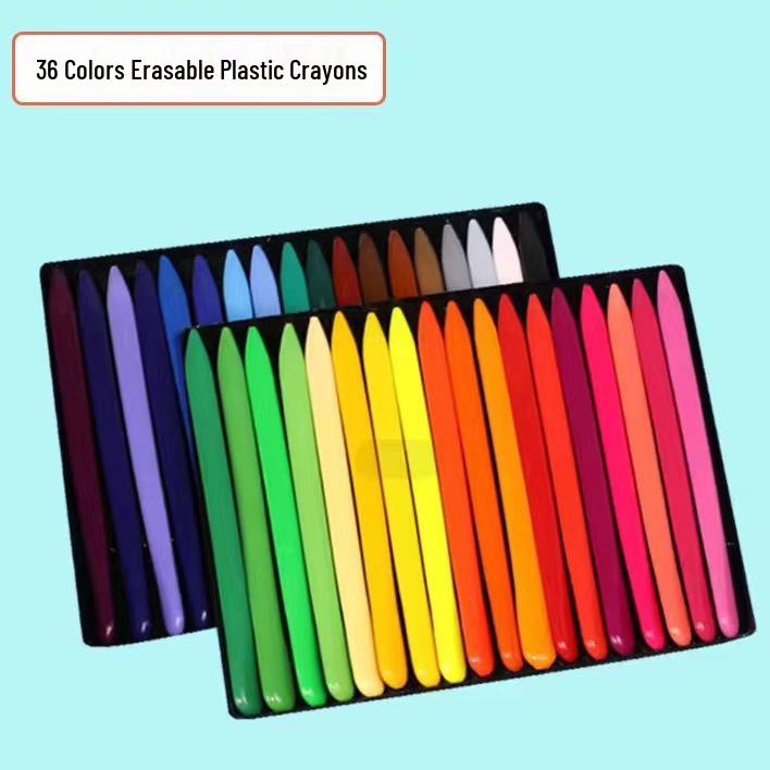 Washable No-Mess Crayons: 24 or 36 Colors - Safe Drawing Sticks for Kids, Ideal for Kindergarten