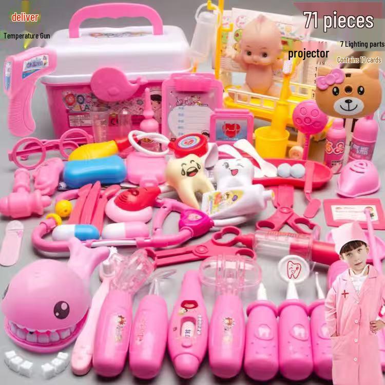 Children's Doctor Kit: Simulation Stethoscope, Injection, Pretend Play Set for Boys and Girls