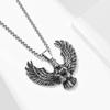 European and American Style Stainless Steel Retro Eagle Hunting Necklace Titanium Steel Eagle