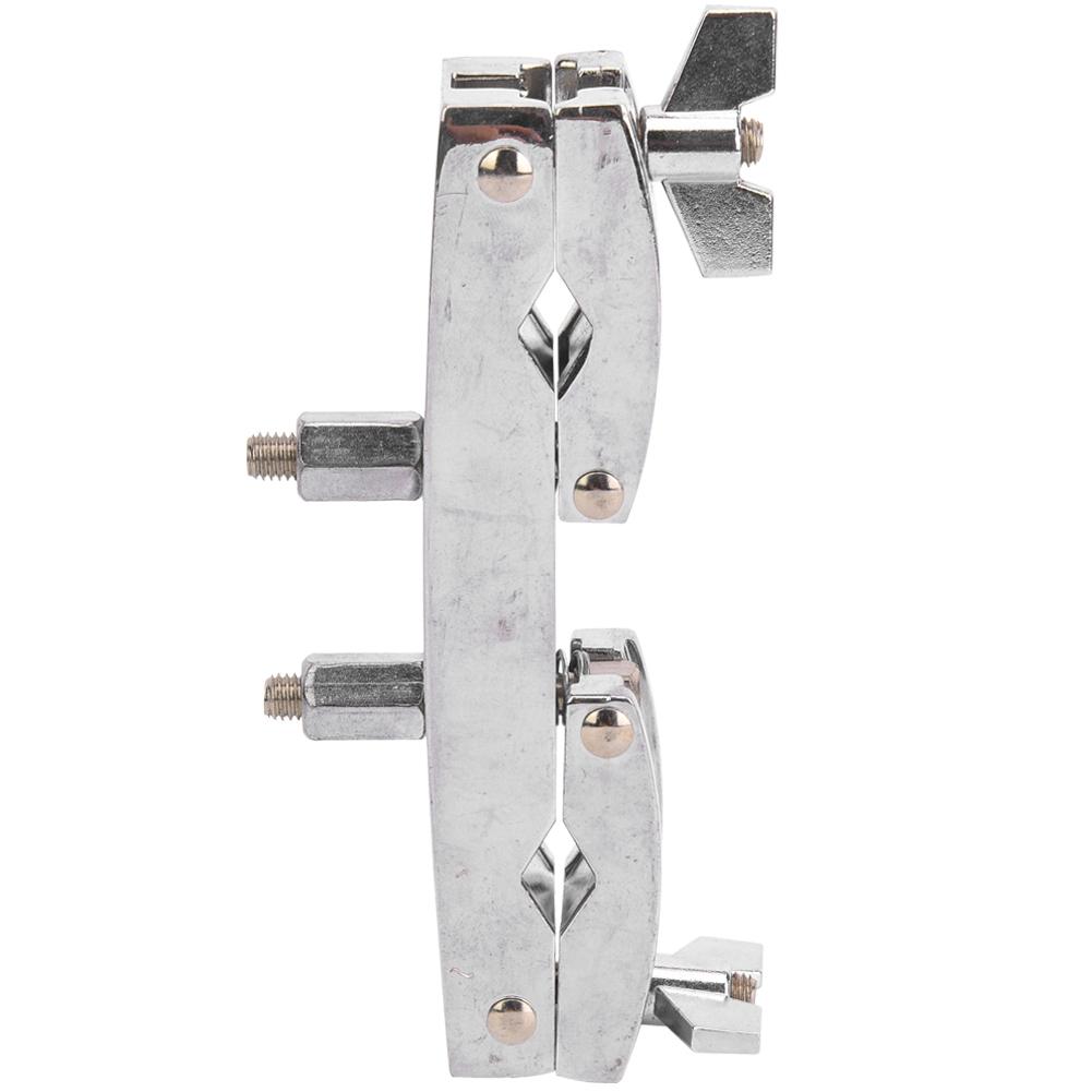 WC50 Drum Kit Clamping Rod Multi Function Silver Aluminum Alloy Bracket Clip Rod