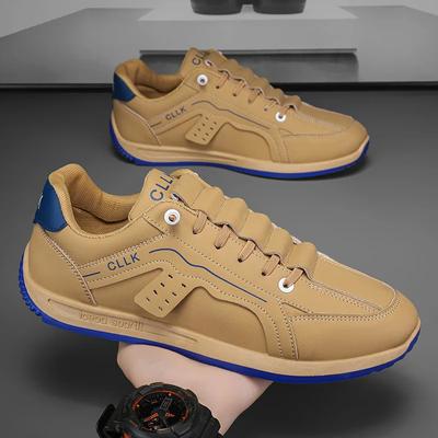 High Quality Men's Sneakers Leather Casual Shoes Autumn 2025 New Breathable Men Shoes Luxury Male Flat Loafers Men's Sneakers