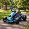 Electric Go-Kart for Kids, 24V, Drift Mode, Ages 8-12, Blue