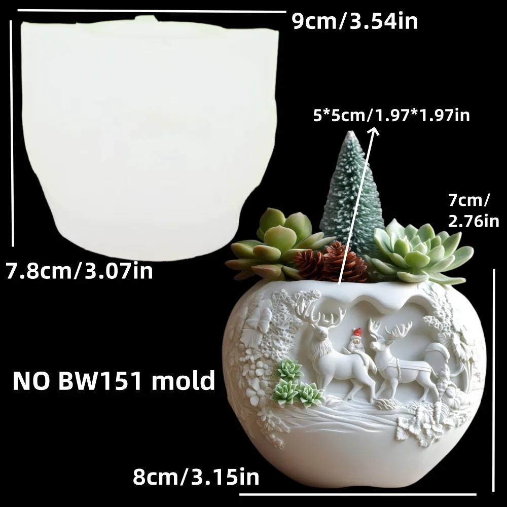 Mushroom Vase Resin Silicone Mold Christmas Decor Mushroom Flower Pot Concrete Mould Christmas Gift Mushroom Vase Gypsum Molds