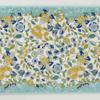 Kawashima Selkon Textiles MINTON Kitchen Mat, Garden Nature, Blue-Green, 50 x 150 cm, FT1230