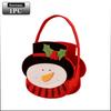 1-10PCS Christmas Felt Candy Bags Cartoon Apple Pouch Santa Sack Kids Gift Packaging Bag Xmas Tree Holiday Decoration