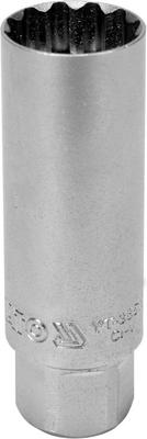 Spark Plug Socket 3/8"" 16MM 12PT YT-38511 YATO