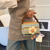 2026 New Summer Advanced Sense Flower Large Capacity Handbags Fashi Versatile Weave Delicate Commute Women's Crossbody Bag