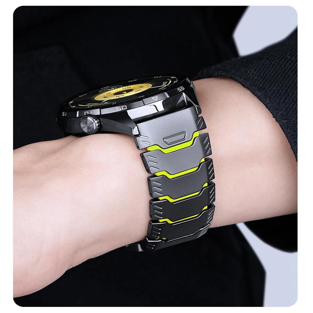 22mm Universal Titanium Silicone Magnetic Band for Huawei Watch GT6/5/4 Pro Strap for Xiaomi Watch GTR 3/4/Pro/Haylou