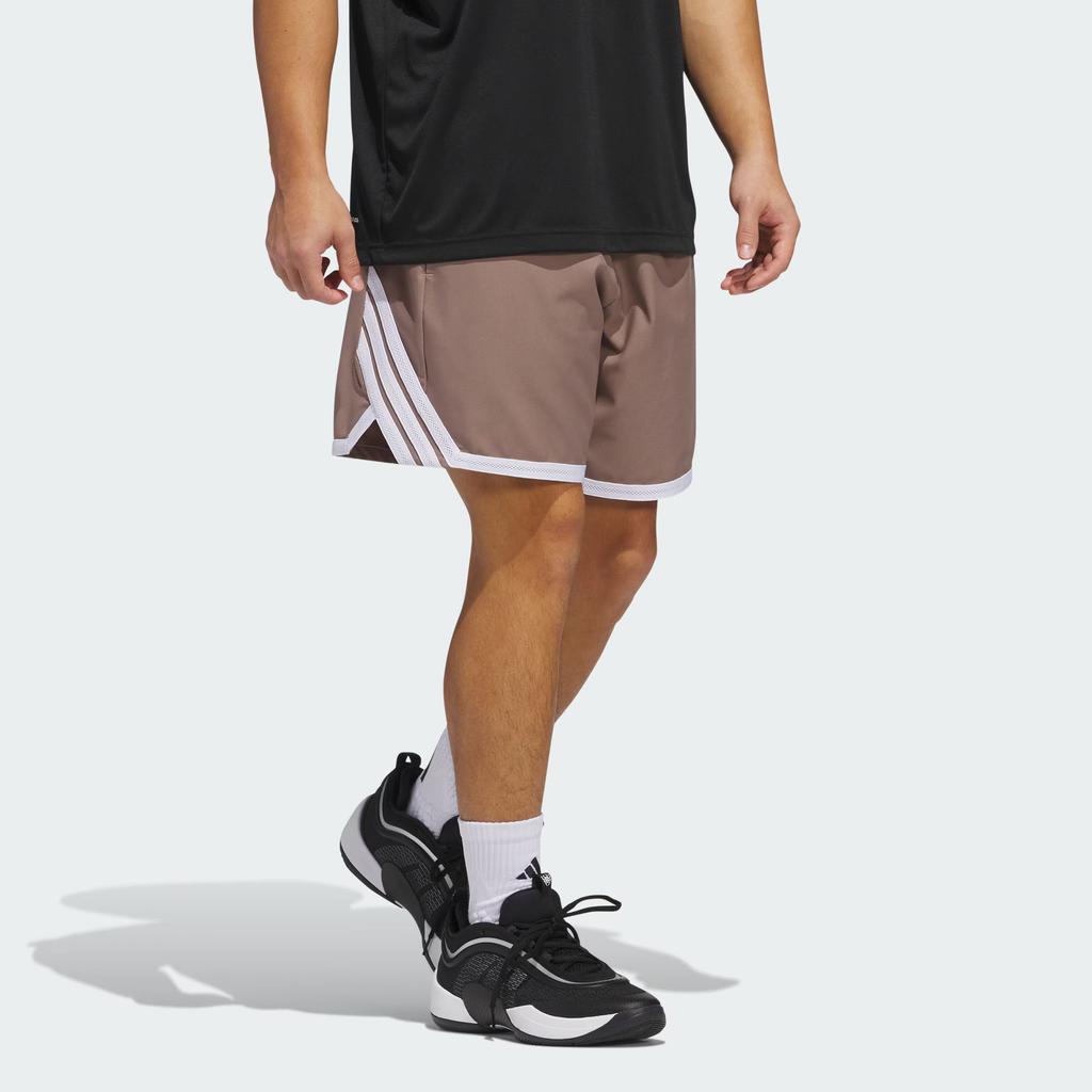 Adidas SS25 Crazy Lite Series Fashion Comfortable Sports Basketball Shorts Men Shorts Shadow-Brown JZ5437