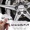 AHN1 4 Pack 56mm Car Wheel Stickers For Kia Sportage Ceed Picanto Rio ProCeed Niro 5 3 4 K7 K5 K8 K3 Ray K9