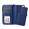 For Samsung Galaxy A55 5G Magnetic Leather Case Mobile Cover with Detachable Zipper Wallet Strap
