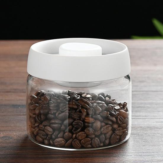 500/900/1200/1800 ML forseglet krukke Fuktsikker kaffebønner Vakuumforseglet oppbevaringskrukke i glass for kjøkken