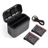 Battery Charger with 2 Battery Channels Charging Box with USB Port Pocket Charging Case with