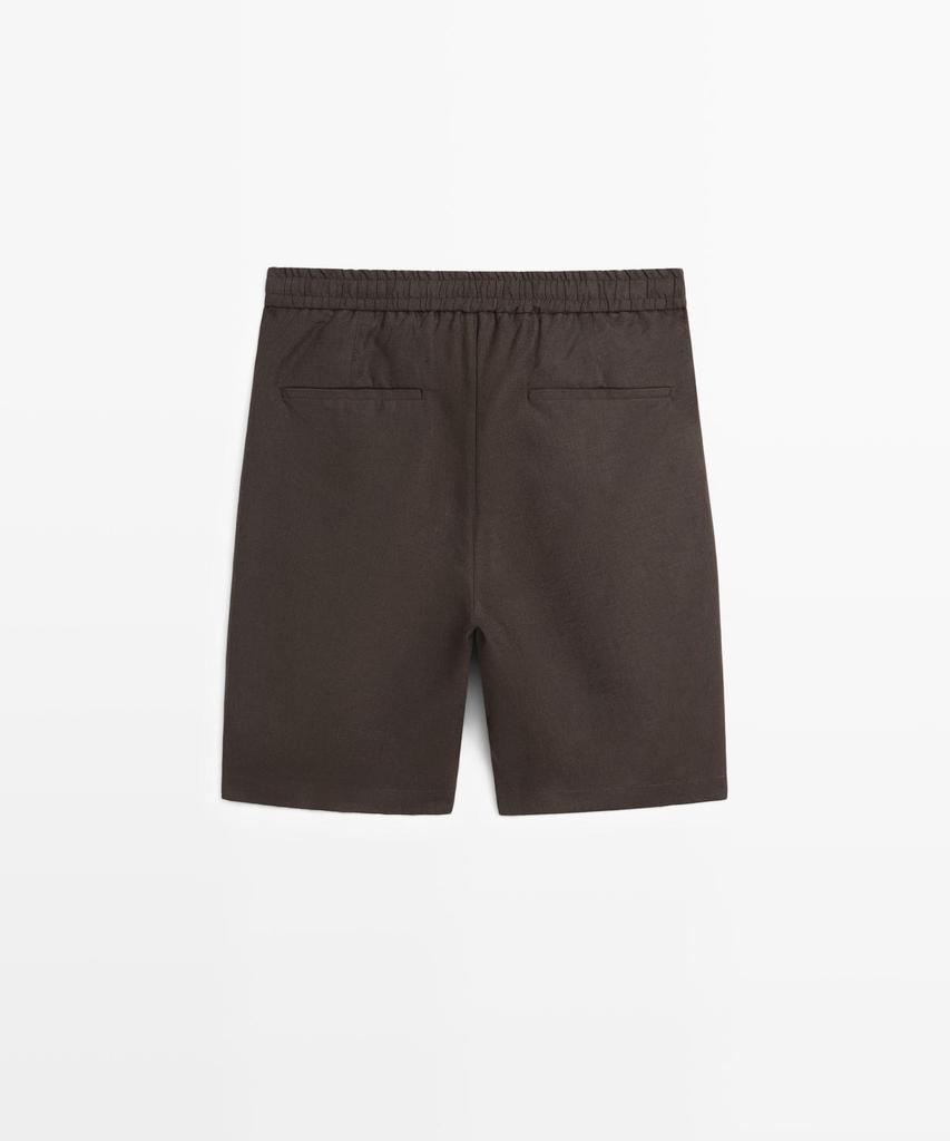 Masimodutti 100% Linnen Bermuda Shorts