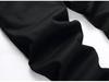 Autumn 2023 Men's Slim Fit Black Street Jeans - Trendy, Elastic Mid-Waist