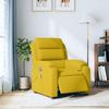 Electric Massage Chair Yellow Velvet