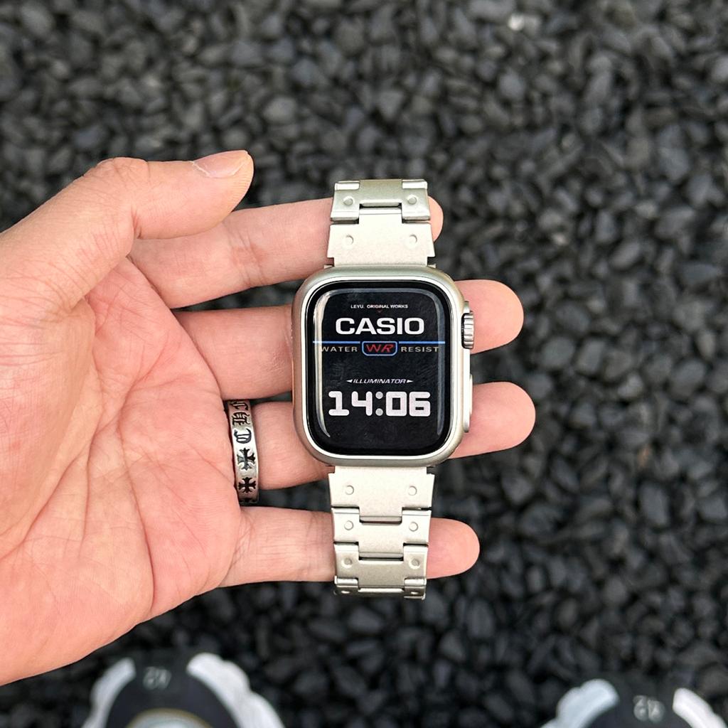 Stainless Steel Strap for iWatch Series 10 9 8 7 6 5 SE Men's Band for Apple Watch Ultra 49mm 46mm 42mm 45mm 41mm Bracelect