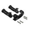Motorrad 4" Lenkererhöhung Klemmenkit Für Harley Softail Breakout 1,25" Lenker