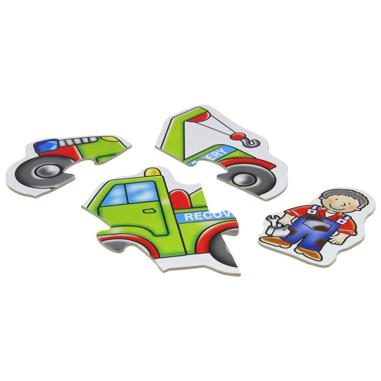 Baby Puzzle Emergency Vehicles Fire Department Helicopter Ambulance Tow Truck