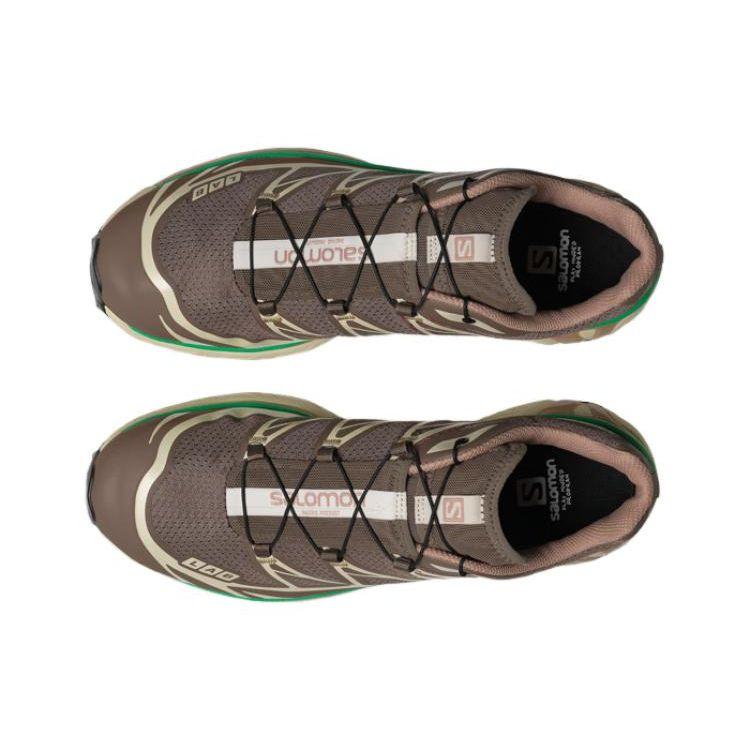 SALOMON Xt-6 Mindful 2 Front Lace Mesh Slip-Resistant Durable Wrap Low-Top Casual Trail Training Urban Commuting Running Shoes Unisex Sneaker 473120