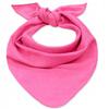 Neck Scarf Triangular Neckerchief Cotton Coral Bandana