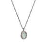 Irregular Opal Pendant Necklace Charm Small and Slim Chain Collar Chain Simple and Versatile