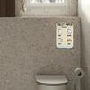 Toilet Paper Etiquette Metal Sign, 12 x 8 inches
