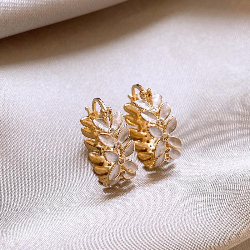 

Серьги с U-образной застежкой в виде пшеничного колоса, модные, с чувством дизайна, серьги для личности и темперамента, женские, с высоким чувством стиля