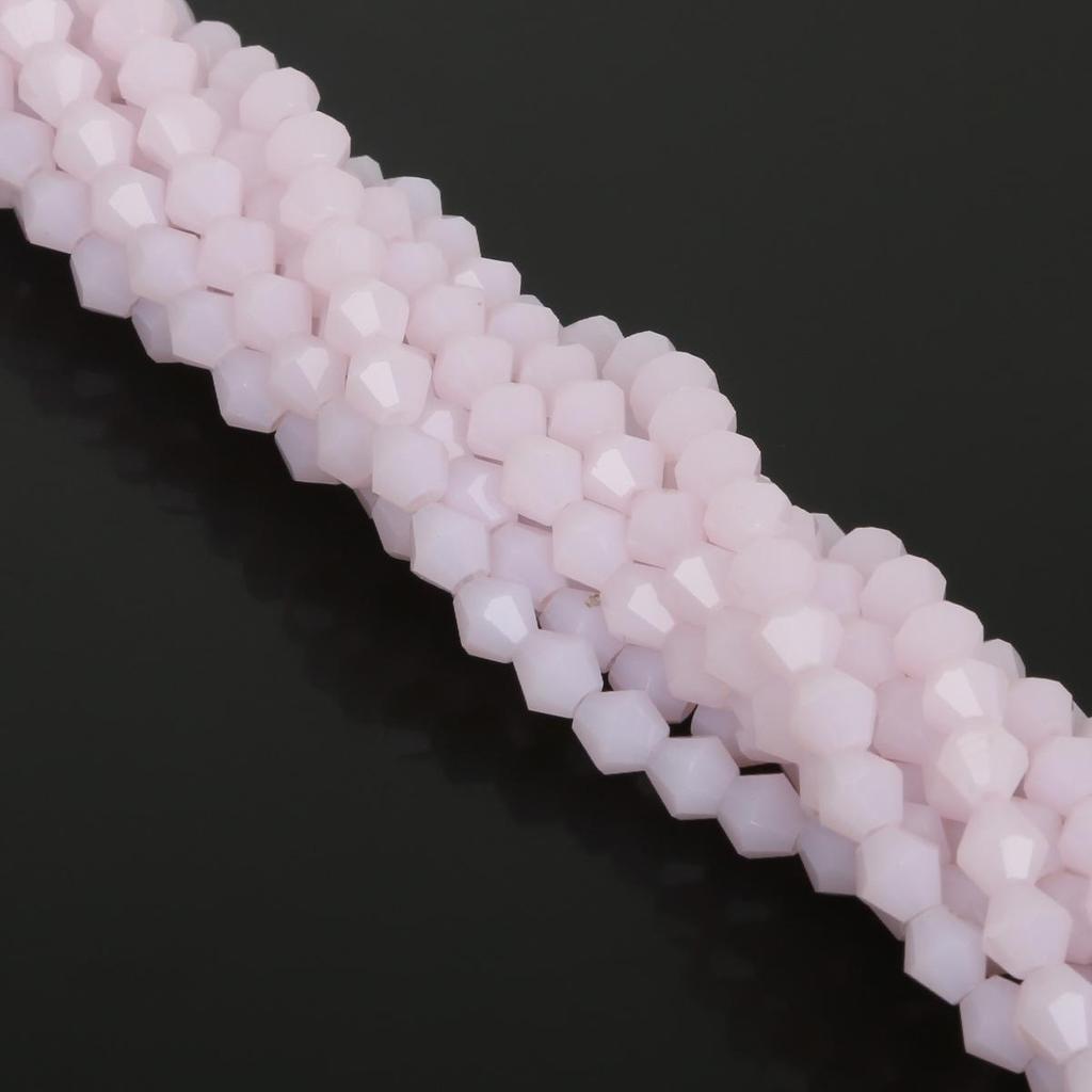 4mm Rhombus Glass Crystal Beads for DIY Jewelry Making