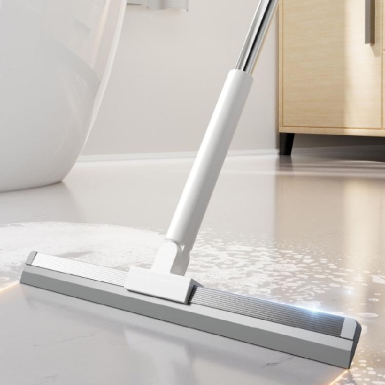 Ergonomic Bathroom Broom Silicone Floor Squeegee Scrubber For Tile Floor Space Saving Design Stable Construction