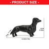 Creative Iron Dog Sculpture Modern Home Decoration Animal Art Ornaments Collection Figurines Desktop Decors for Bedroom