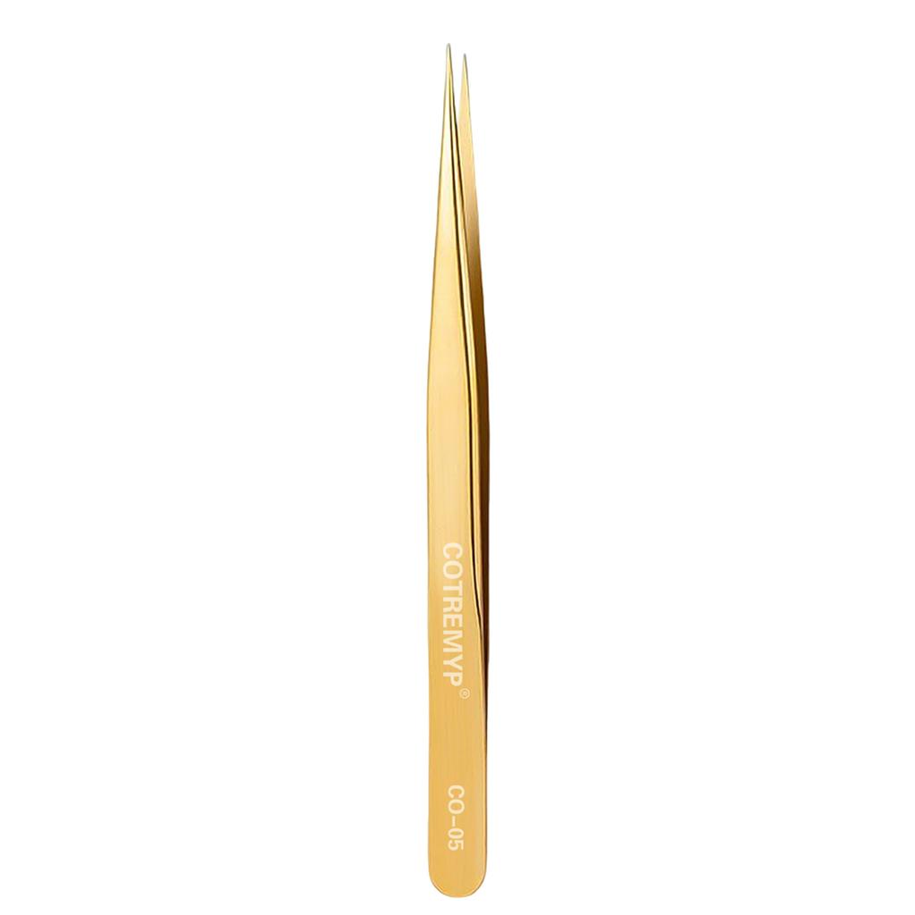 Professional Lash Tweezers False Eyelash Extension Grip High Precision Stainless Steel Tweezer tools for Hair Eyebrows