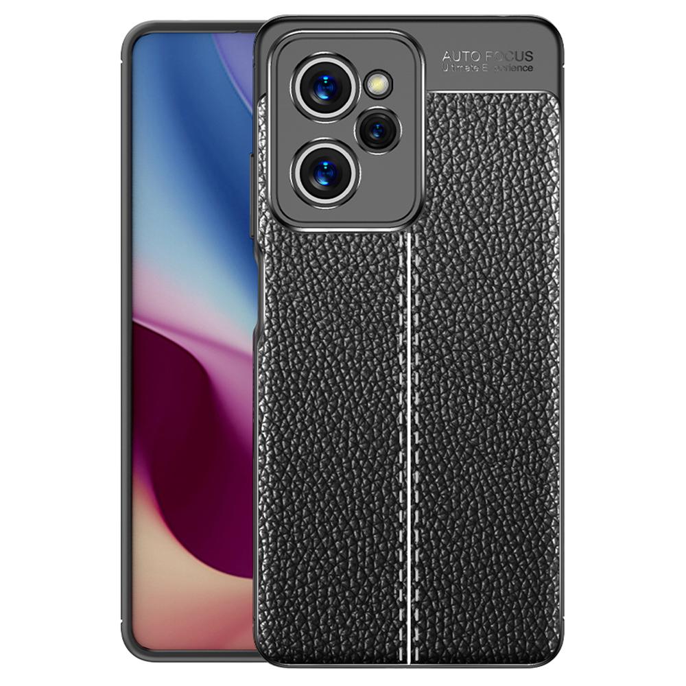 

Litchi Texture Protective Phone Case for Xiaomi Redmi Note 12 Pro Speed 5G/Poco X5 Pro 5G,TPU Phone Cover Black