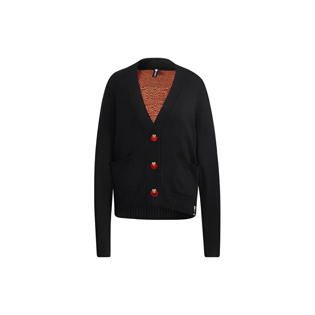 Adidas Neo Sesame Street Spolupráce Kreslený Grafický Sportovní Pletený Top Dámské Topy Černá HD7282