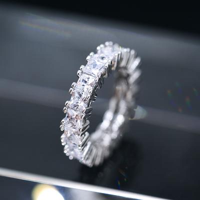Dames Luxe Zirconium/Glazen Ringen, Ring Accessoires Verjaardagscadeaus Feest Sieraden