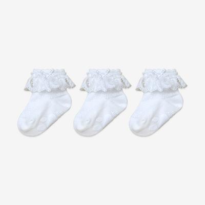 Hi Baby Club Children's Snow Lace Socks 3-Leg Set, Korean Baby Products